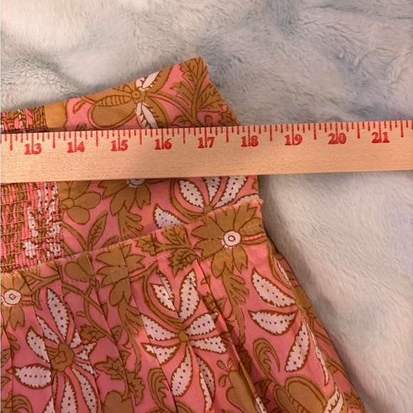 Banana Republic Pink and Brown Floral Mini Skirt - Picture 4 of 8